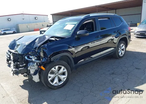 2019 Volkswagen Atlas 2.0T Se from USA, damaged, VIN 1V2DP2CA4KC606303